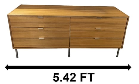 Mid-Century Modern 6-Drawer Dresser