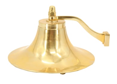 Vintage Cast Brass Hand Rung Fog Bell