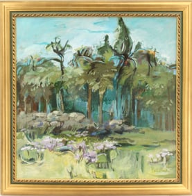 Mary Ann Podolak (20th/21 Century) American, Oil on Canvas Landscape