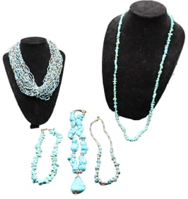 5 Turquoise Necklaces