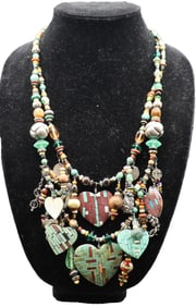 Bohemian Style Double Strand Necklace