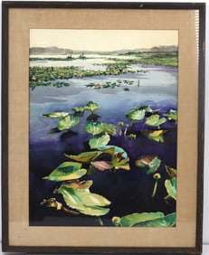 Harry McVay (Born 1947) American, Landscape Watercolor on Paper