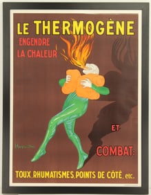 Leonetto Cappiello Vintage Poster "Le Thermogene" French Lithograph Advertising Poster