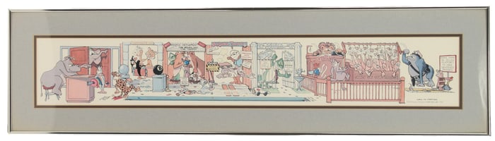 Robert Marble (Born 1946) American, Limited-Edition Cartoon Offset Lithograph