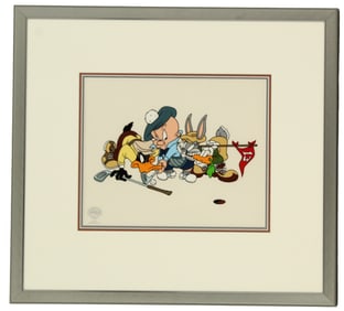 Warner Brothers Looney Tunes Framed Limited Edition Sericel