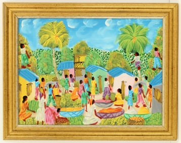 L. Y. Alaby (20th/21st Century) Haitian, Oil on Canvas