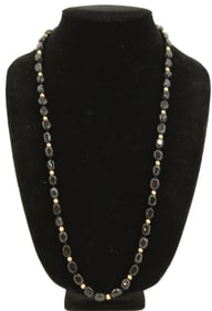 Onyx And Tested 10K Necklace