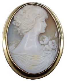 Tested 14k Cameo - 22.9 g.