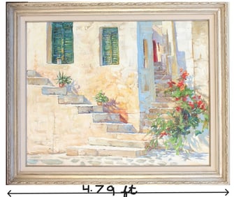 Endre Peter Darvas (Born 1946) American, Impressionist Oil on Canvas