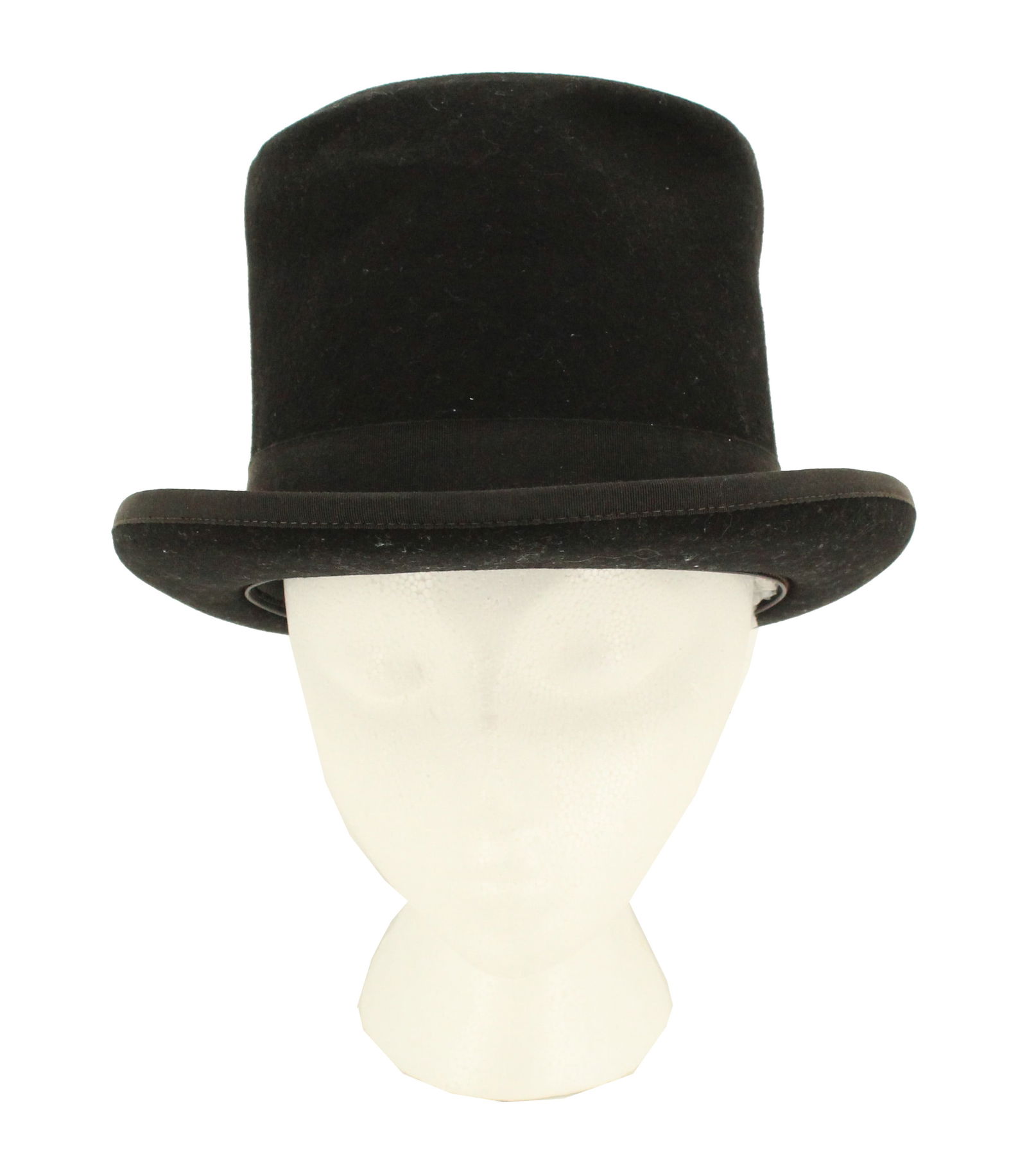 1950s Size 7 1/2 Black Cambridge Hat from Canadian Smithbilt Company (1 of 13)