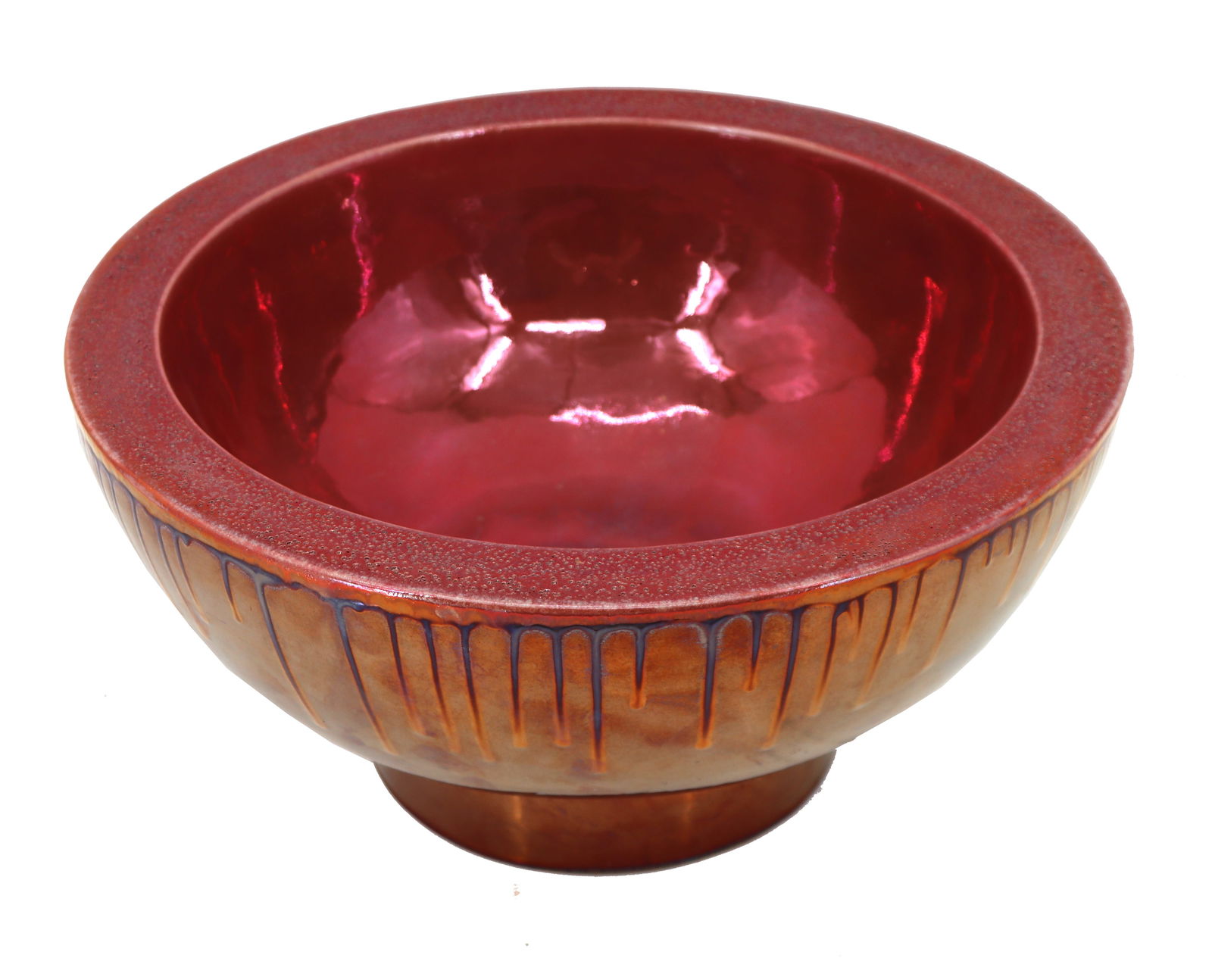 Glazed Ceramic Bowl Signed (1 of 17)