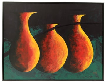 G. Newman (20th Century) Acrylic on Canvas