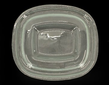 Large Decorative Glass Serving Tray