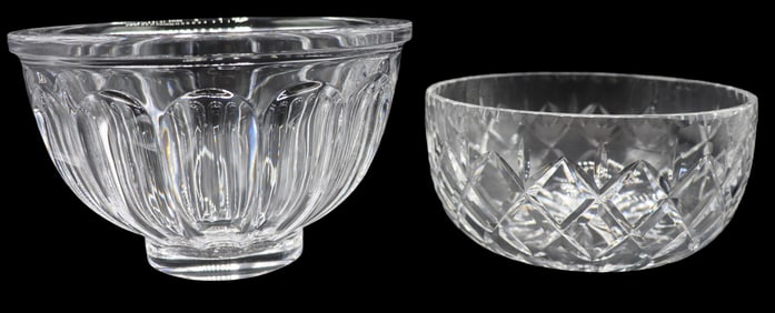 Group of 2 Bowls,  Webb Corbett and Orrefors