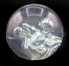 Art Glass Ball Paperweight