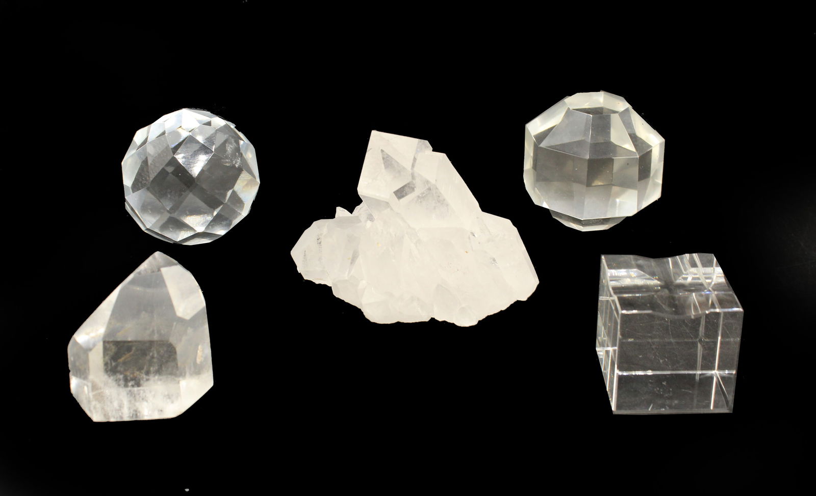 (5) Miscellaneous Clear Decorative Items (1 of 20)