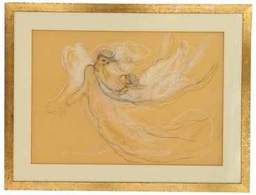 Amy A. Jessen (20th/21st Century) American, Large Graphite and Chalk on Paper