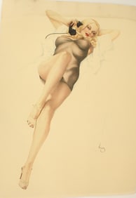 ??????Alberto Vargas (1896–1982) American, Numbered Lithograph Pin-Up