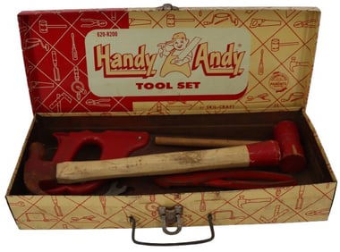 1960s Handy Andy Children's Tool Set