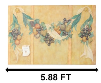 Carol Thosath (20th/21st Century) American,  "Carpe Diem" a Large Oil on Canvas Painting of a