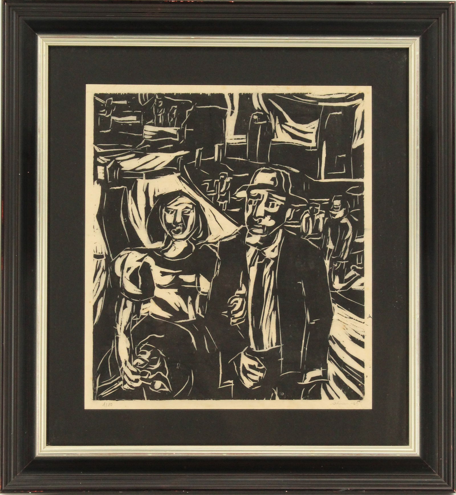 Miriam Inez da Silva (1939-1996) Brazilian, Woodcut Print (1 of 14)