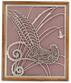 Metal Relief Art of Pheasant