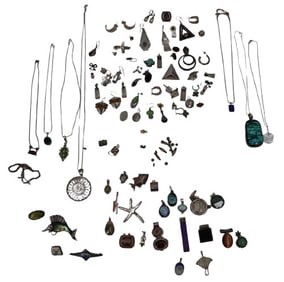 Collection of Miscellaneous Sterling Jewelry - 14.680 ozt.