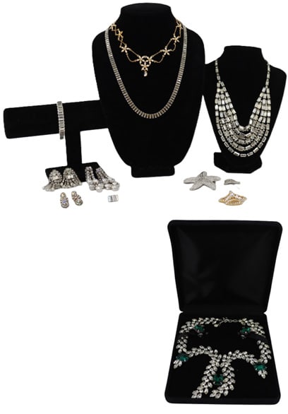 14 Pieces of Rhinestone Jewelry (1 of 20)