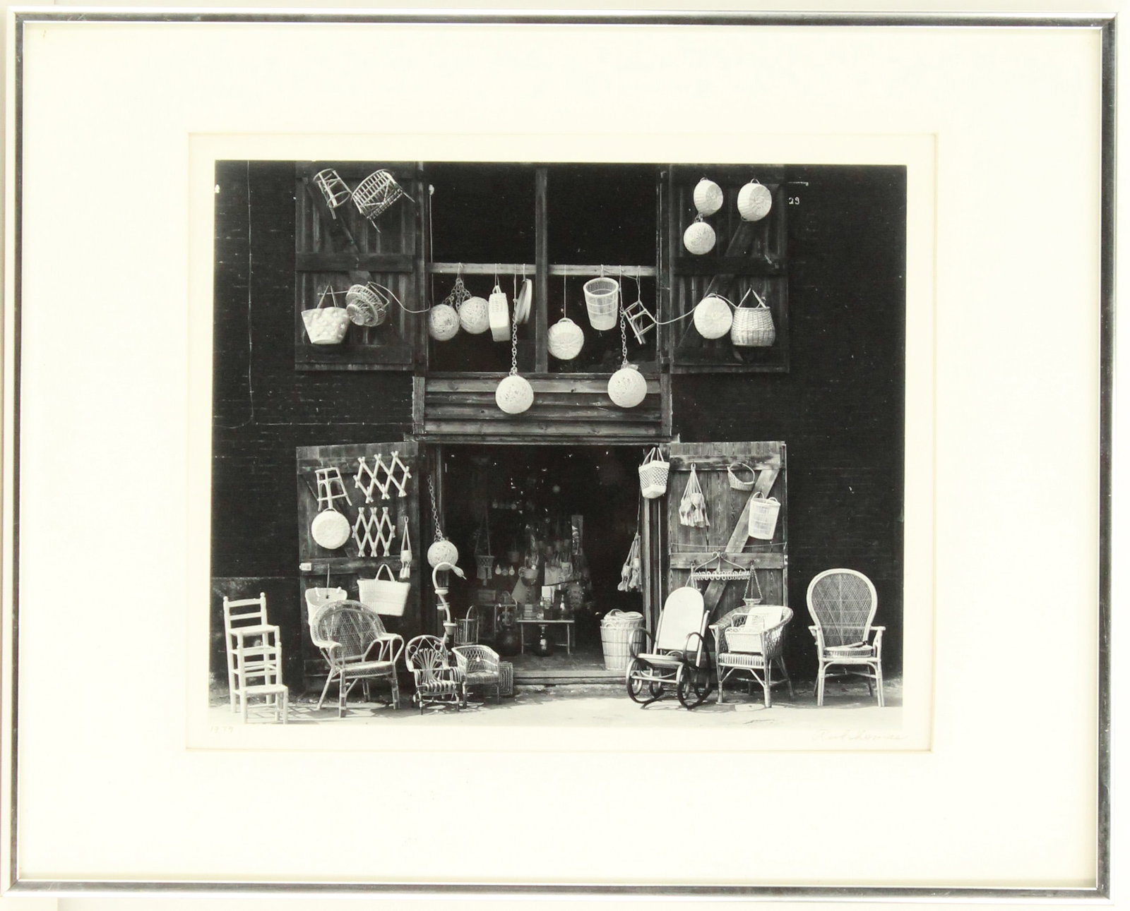 Reed Thomas (Born 1937) American,  "Basket Shop" 1979 (1 of 11)