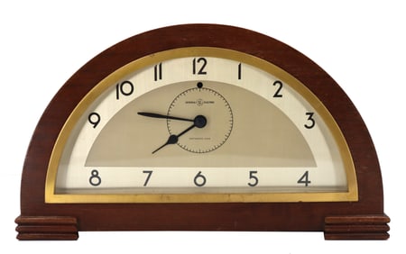 General Electric Model 372 Hanover Mahogany Tabletop Clock