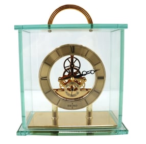 Japanese Seiko Transparent Mantel Clock