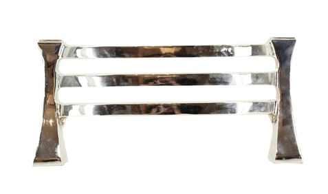 Mid Century Modern Metal Fireplace Fret