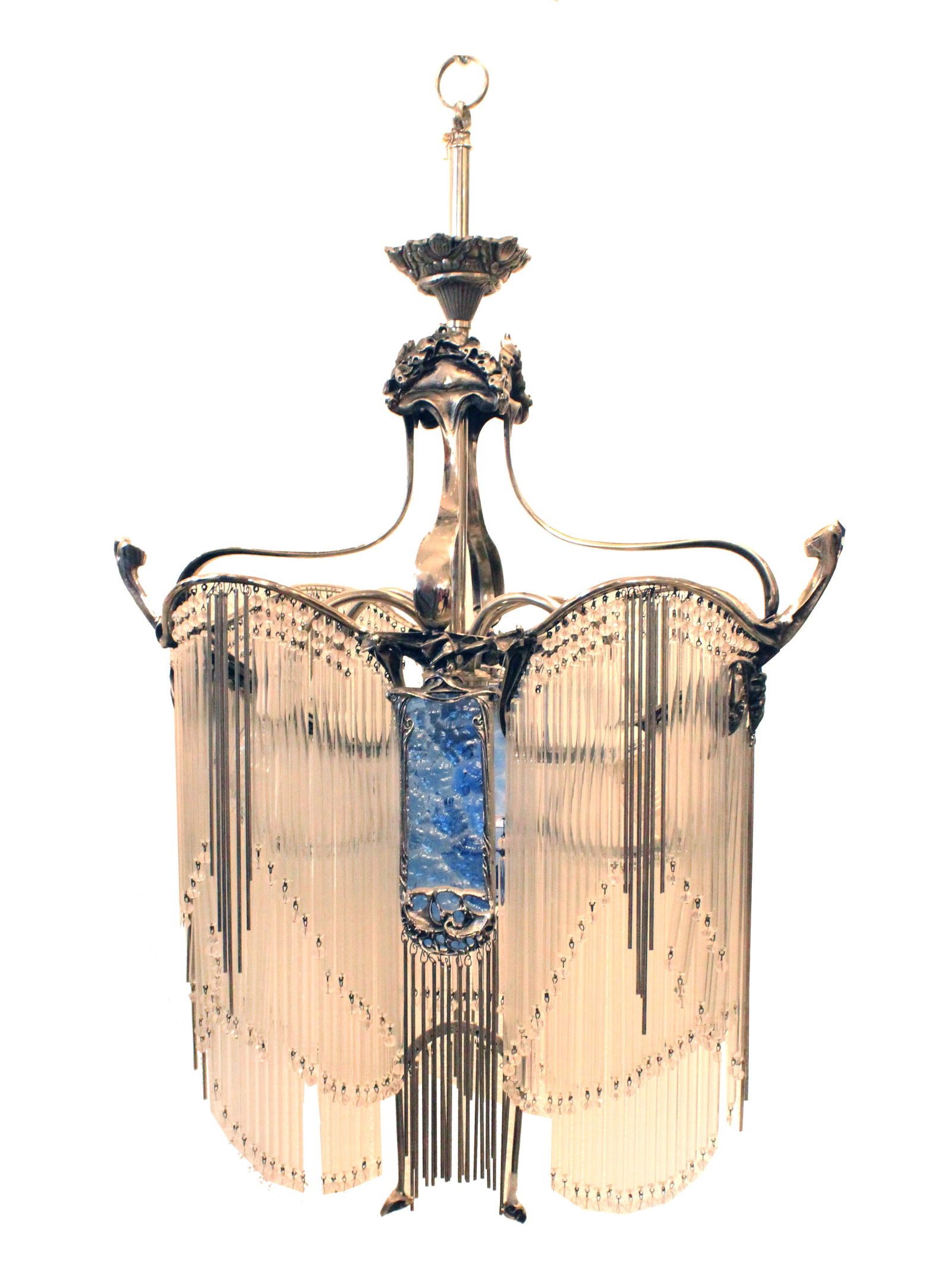 Hector Guimard Art Nouveau Chandelier Signed (1 of 13)