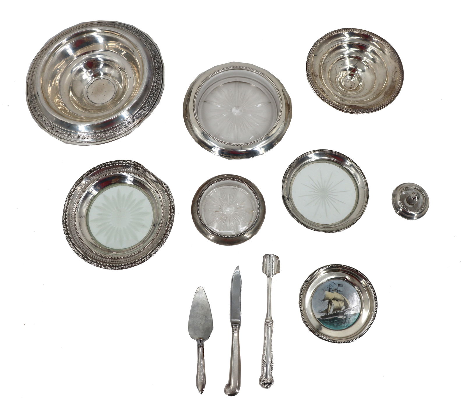 11 Pieces of Frank M. Whiting Sterling Silver Serving and Flatware - 61.565 ozt. (1 of 20)