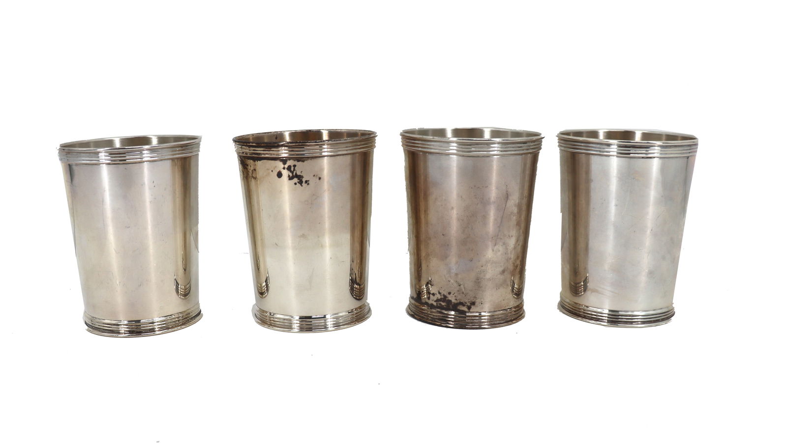 (4) Sterling Cups -  15.785 ozt. (1 of 12)
