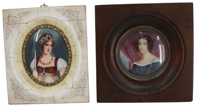 Two Portrait Minitures of Women (1 of 14)