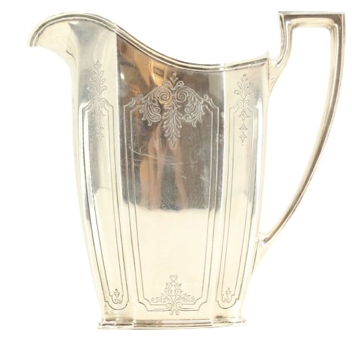 Reed & Barton 1910s Sterling Silver Etched Pitcher - 26.040 ozt. (1 of 18)