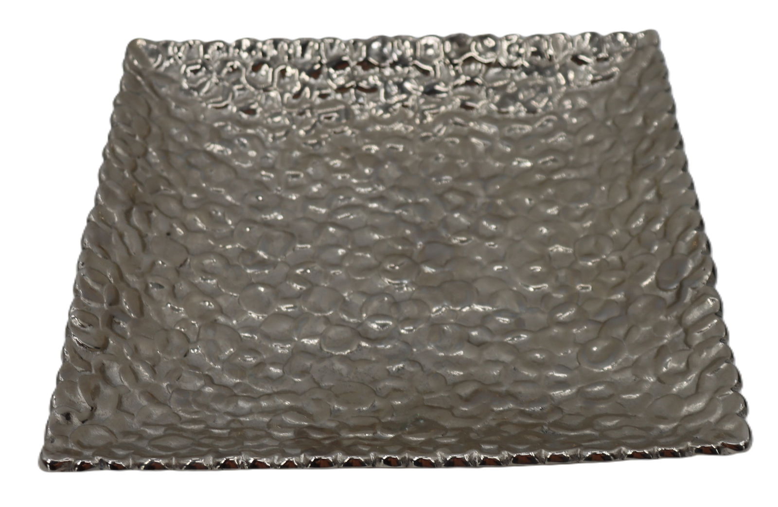 Michael Aram (Born 1963) American, Hammered Silver Judaica Matzah Plate (1 of 14)