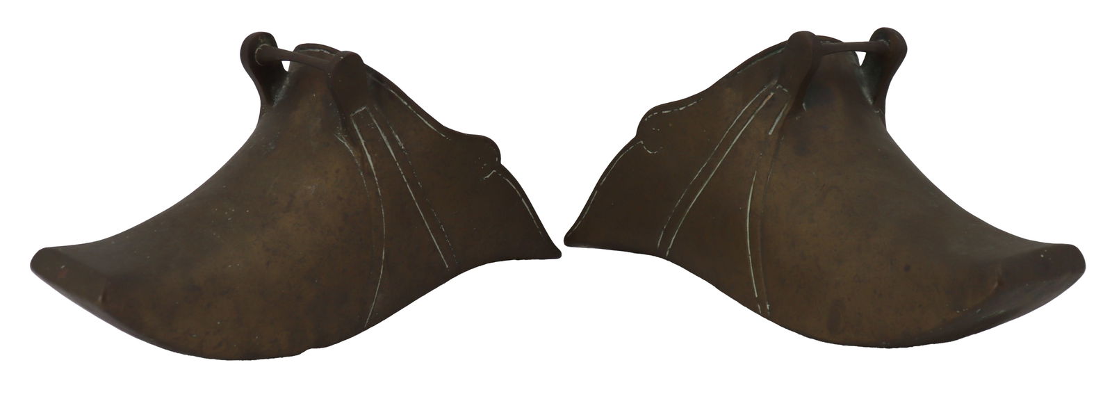 (2) Spanish Colonial Style Brass Stirrups (1 of 16)