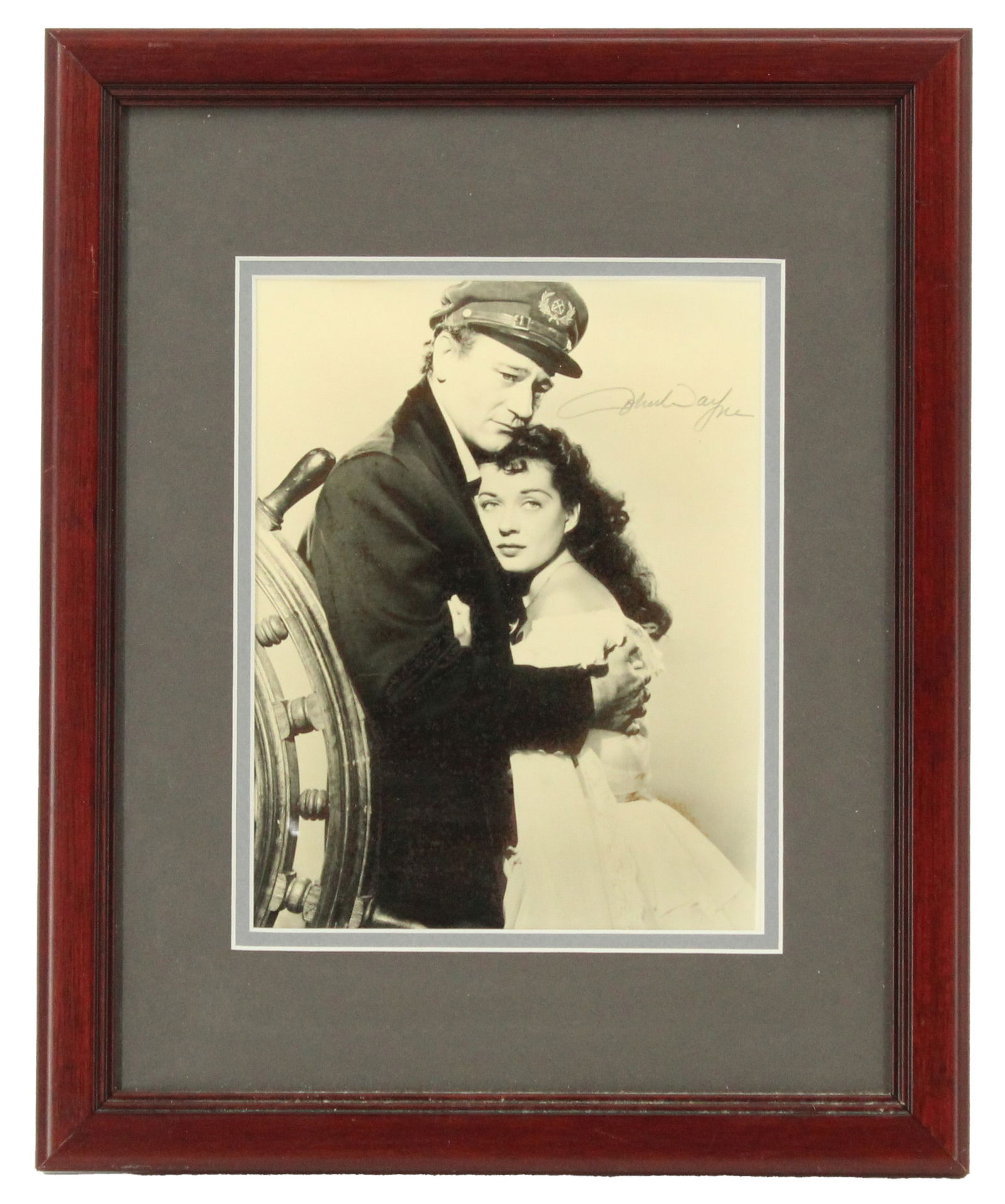 John Wayne (1907-1979) American, Framed Autographed Photo (1 of 10)