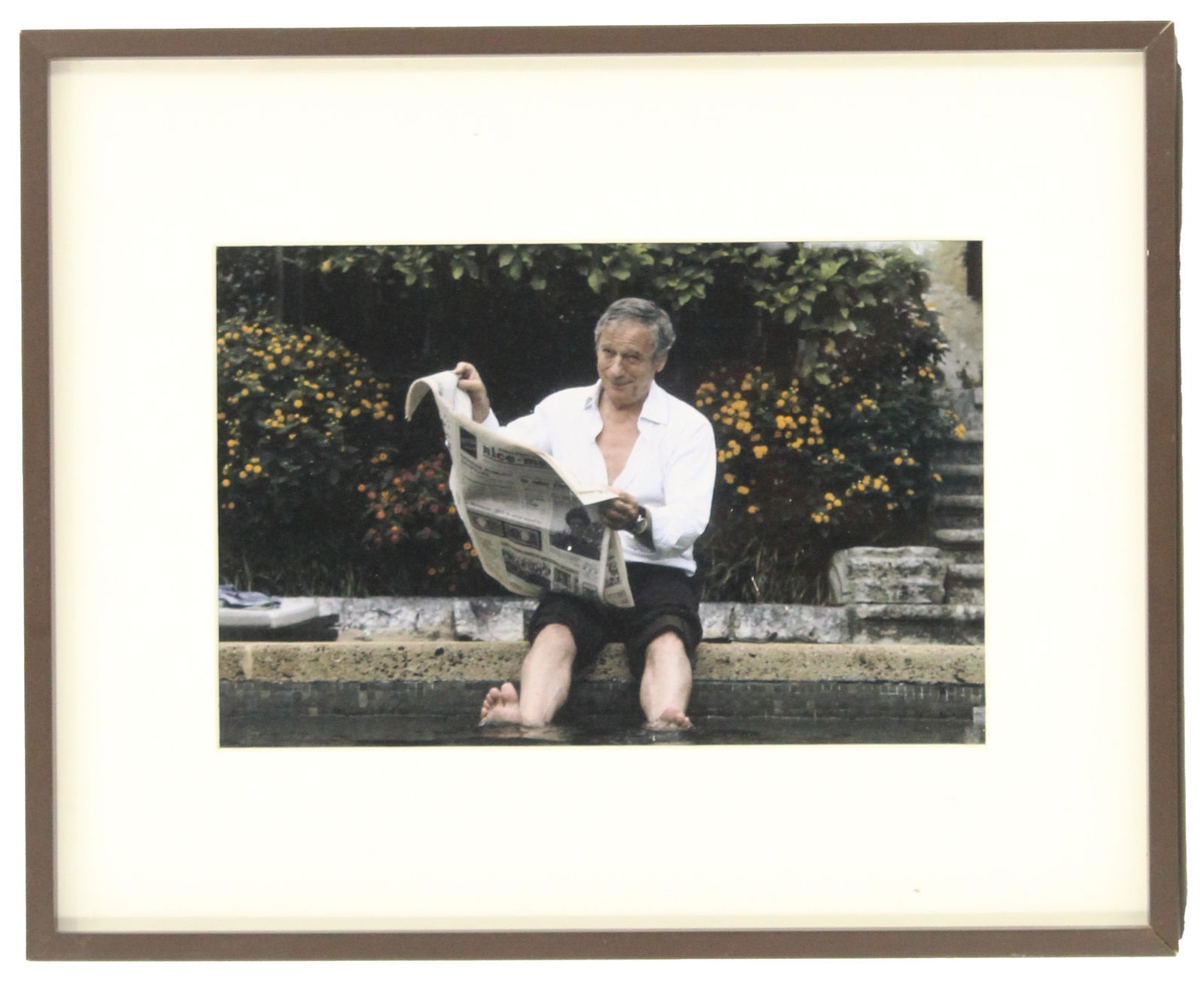 Monochrome Photograph Print of Yves Montand (1 of 13)