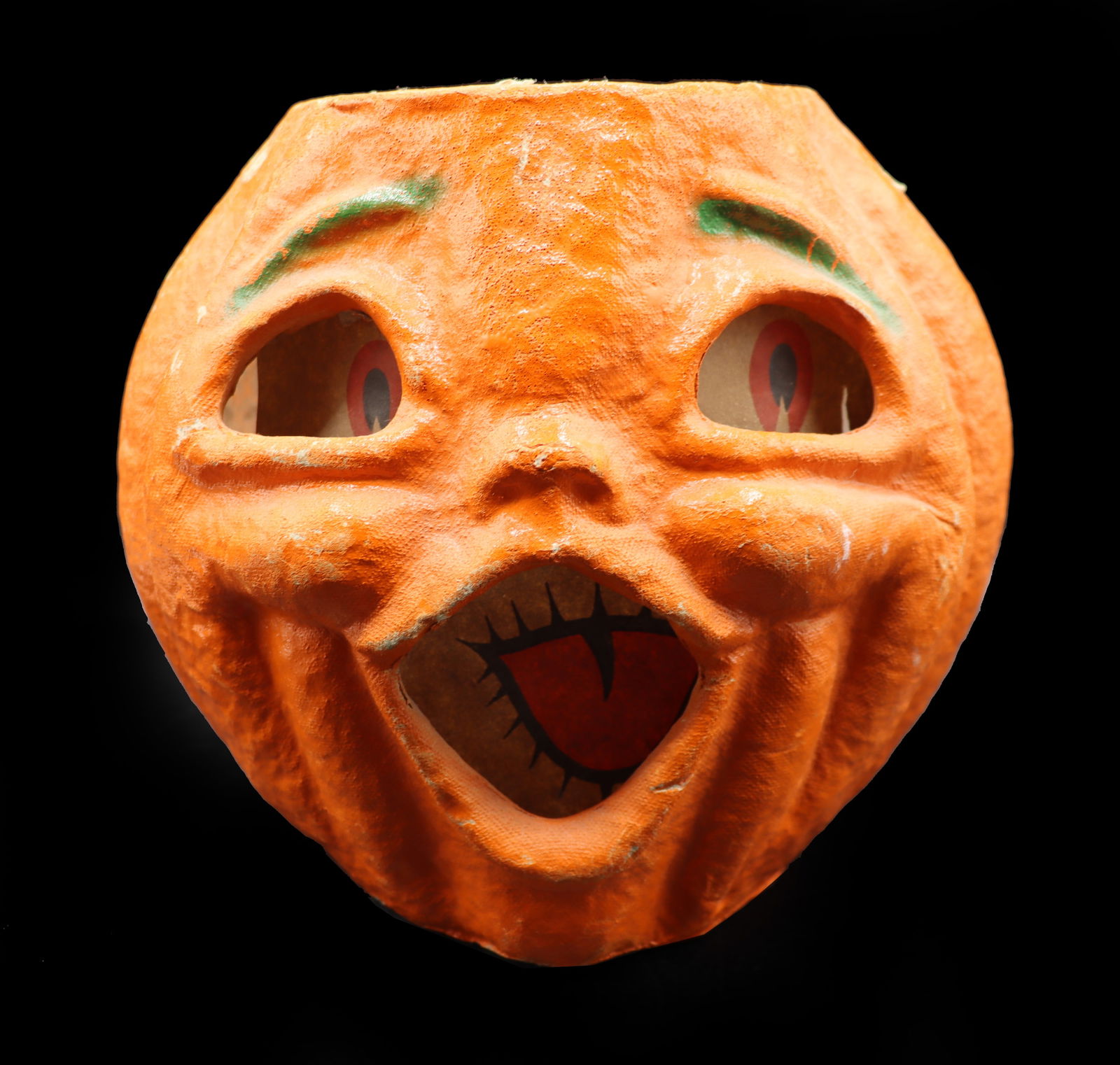 Vintage Paper Mache Jack O'Lantern Pumpkin (1 of 17)