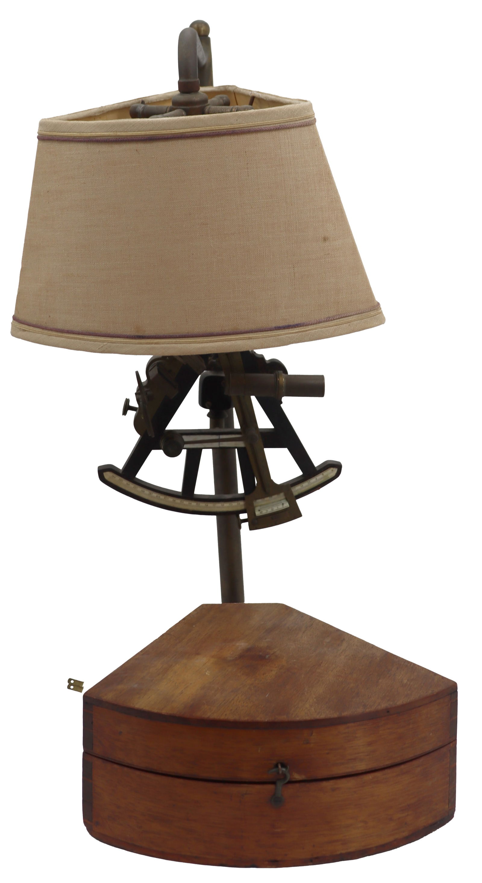 Original 19th Century Sailing Ship Captain's Octant As Lamp (1 of 20)
