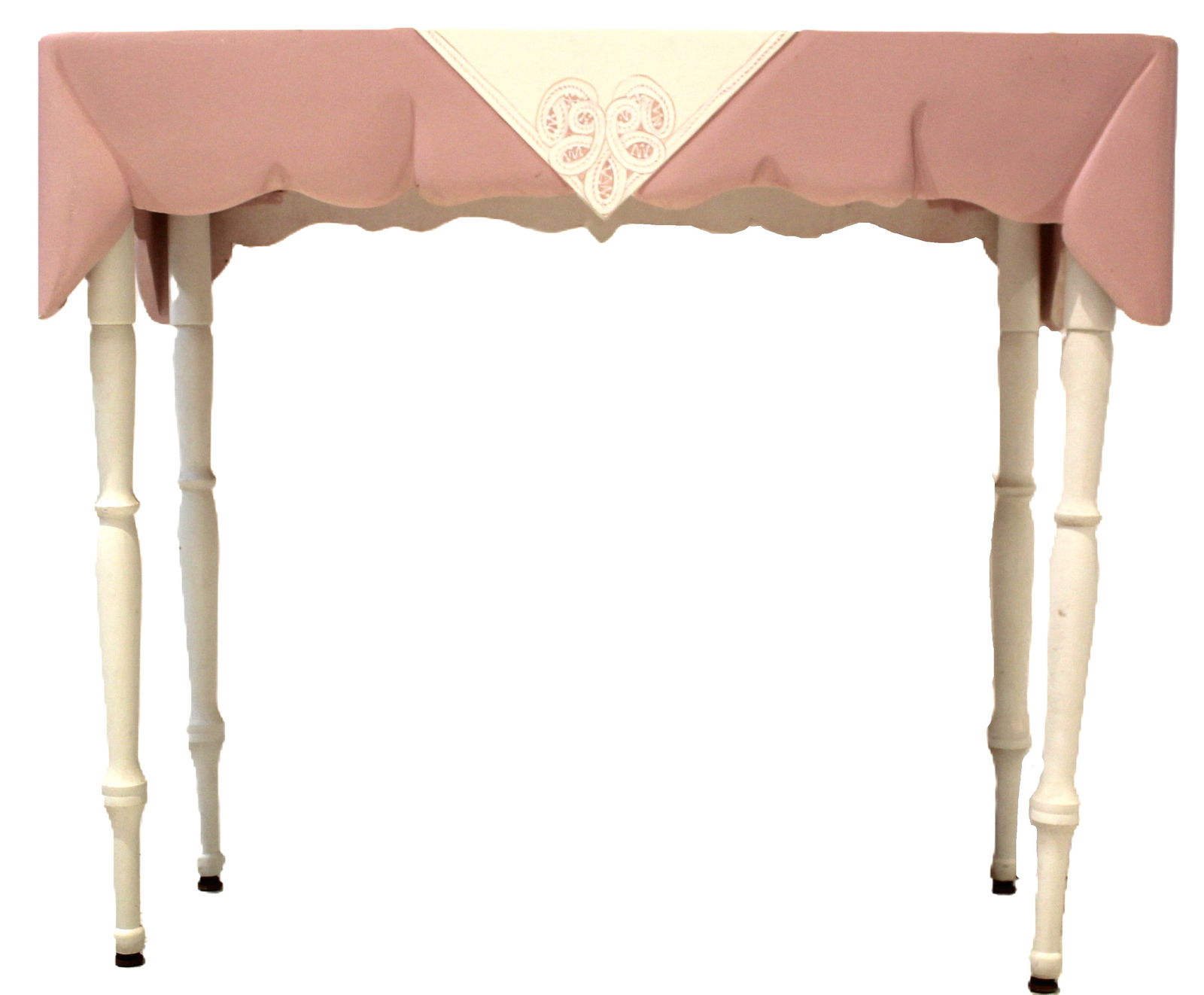 Vintage Trompe L'Oeil Hand Painted Table - AS IS (1 of 18)