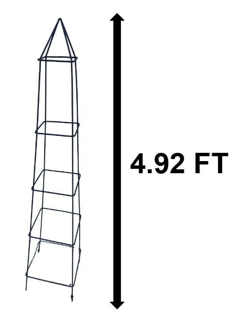 Contemporary Rusted Iron Garden Trellis (1 of 5)