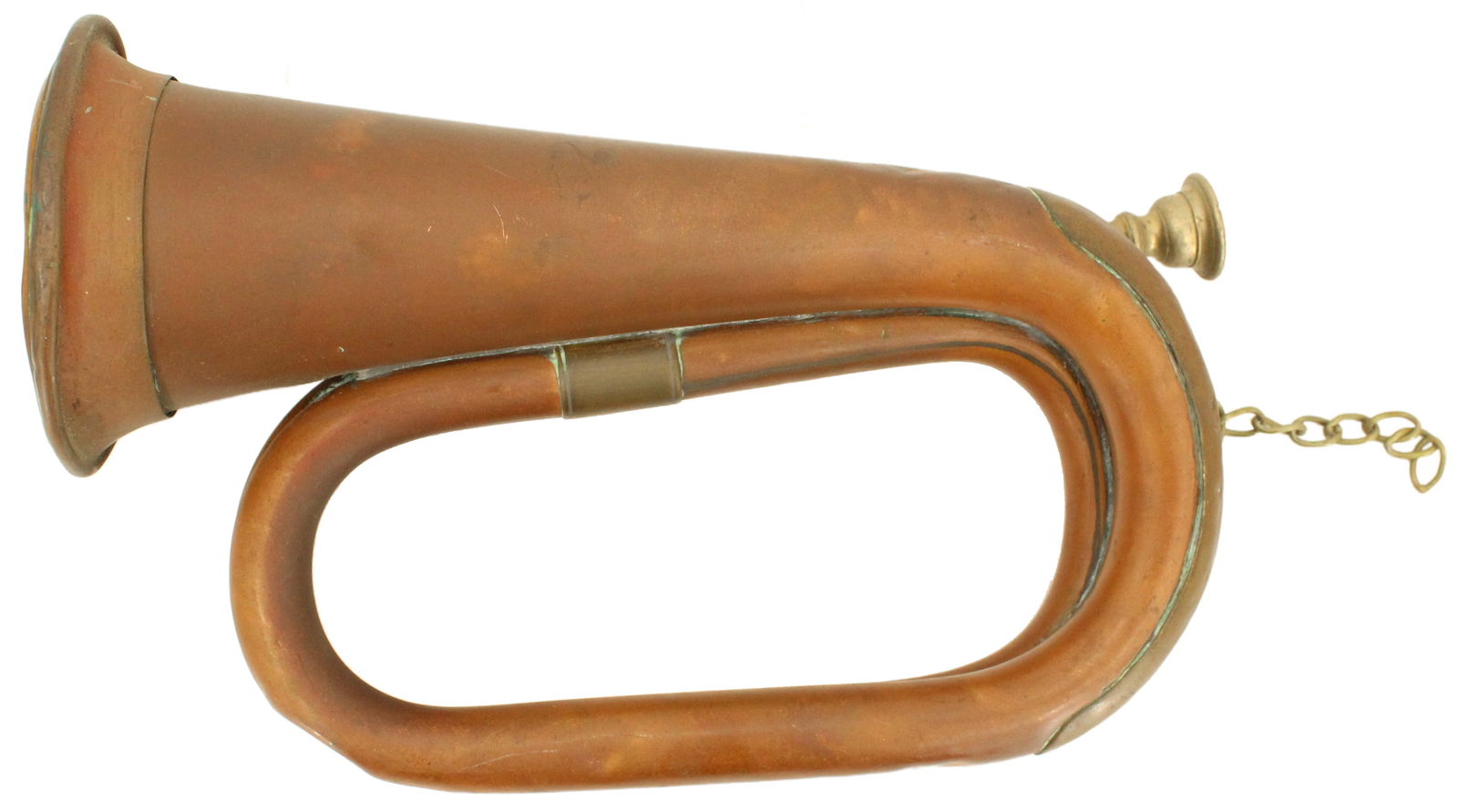 Antique English Army Brass Bugle (1 of 16)