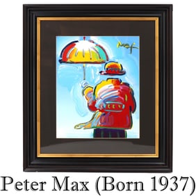 Peter Max (Born 1937) American, Mixed Media on Paper
