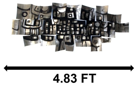 Ronald D. Simon (1934-2016) American, Metal Abstract Sculptural Wall Decor