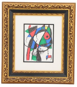 Joan Miro (1893-1983) Spanish, Abstract Lithograph "Untitled Lithograph II (M. 1037)"