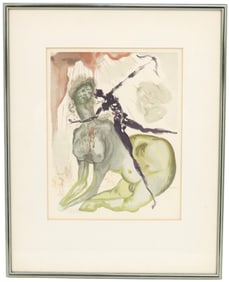 Salvador Dali (1904-1989) Spanish, The Minotaur Woodblock